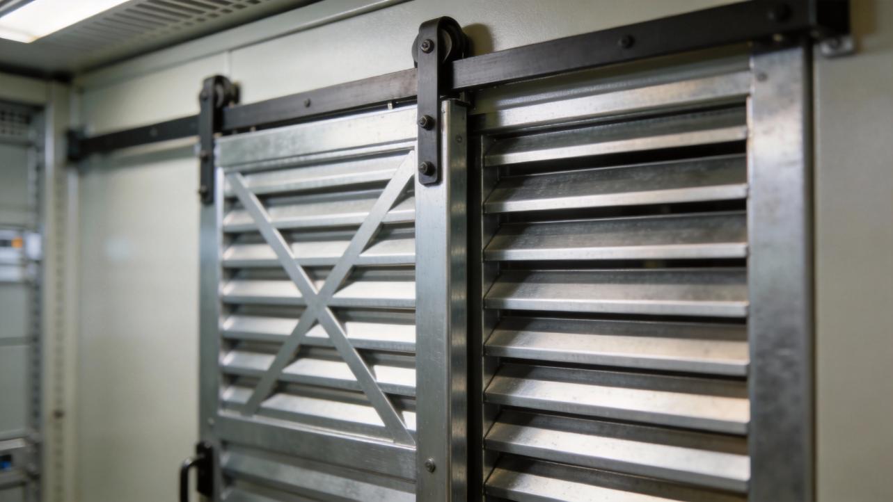 Home Server Room CFD Simulation of Airflow Cooling Efficiency for Metal Barn Doo