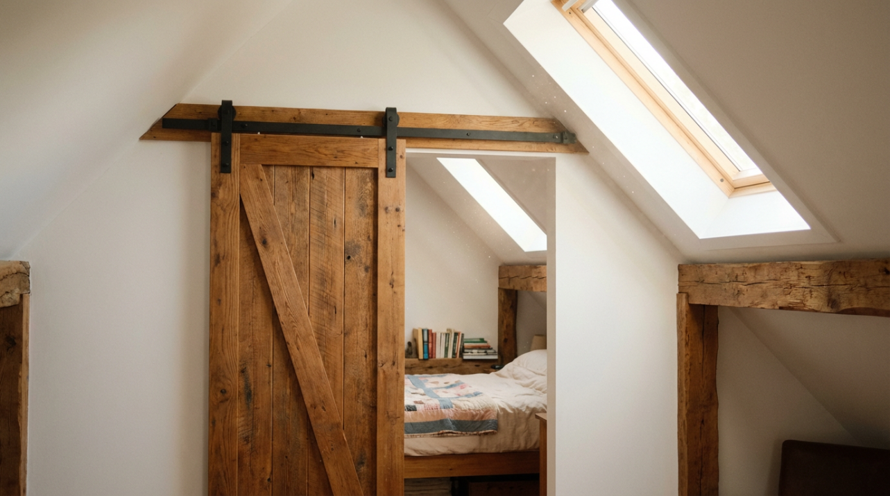 Barn Doors in Attic Sloped Spaces: Hidden Issues You Need to Solve First