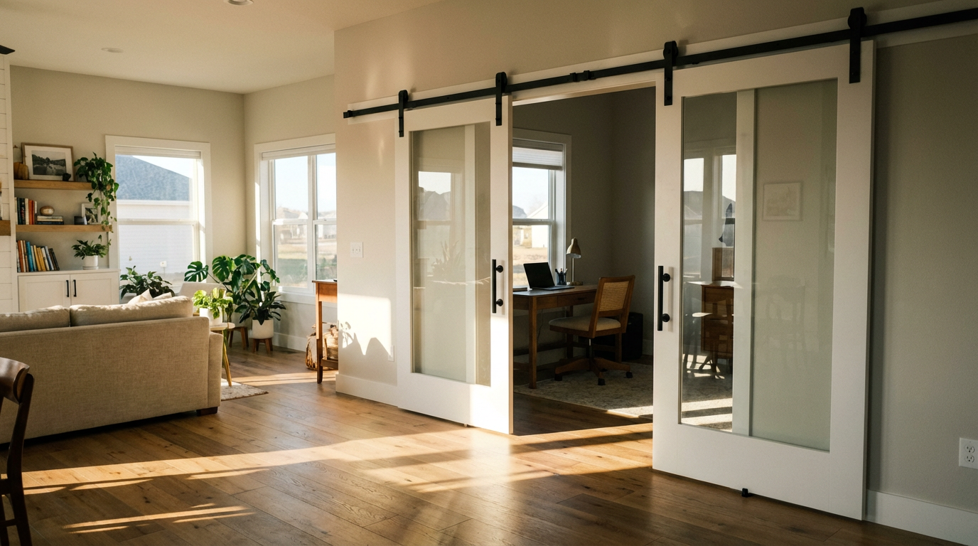 Can Double Barn Doors Replace Traditional Glass Sliding Doors?