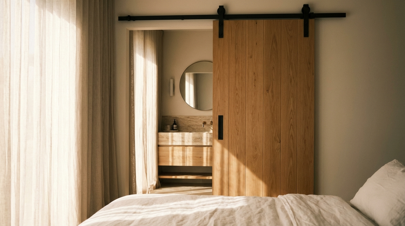 Hotel Suite Bathroom Barn Doors: Combining Luxury and Practicality