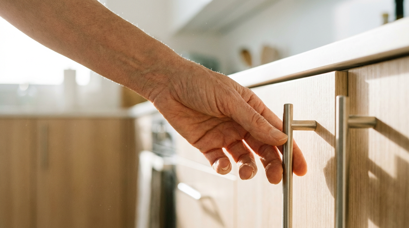 Recessed vs. Protruding Handles: Grip Mechanics Analysis for Patients with Rheumatoid Arthritis