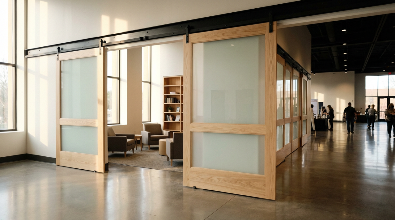 Exhibition Hall Movable Partitions: How Barn Doors Enable Rapid Space Transformation
