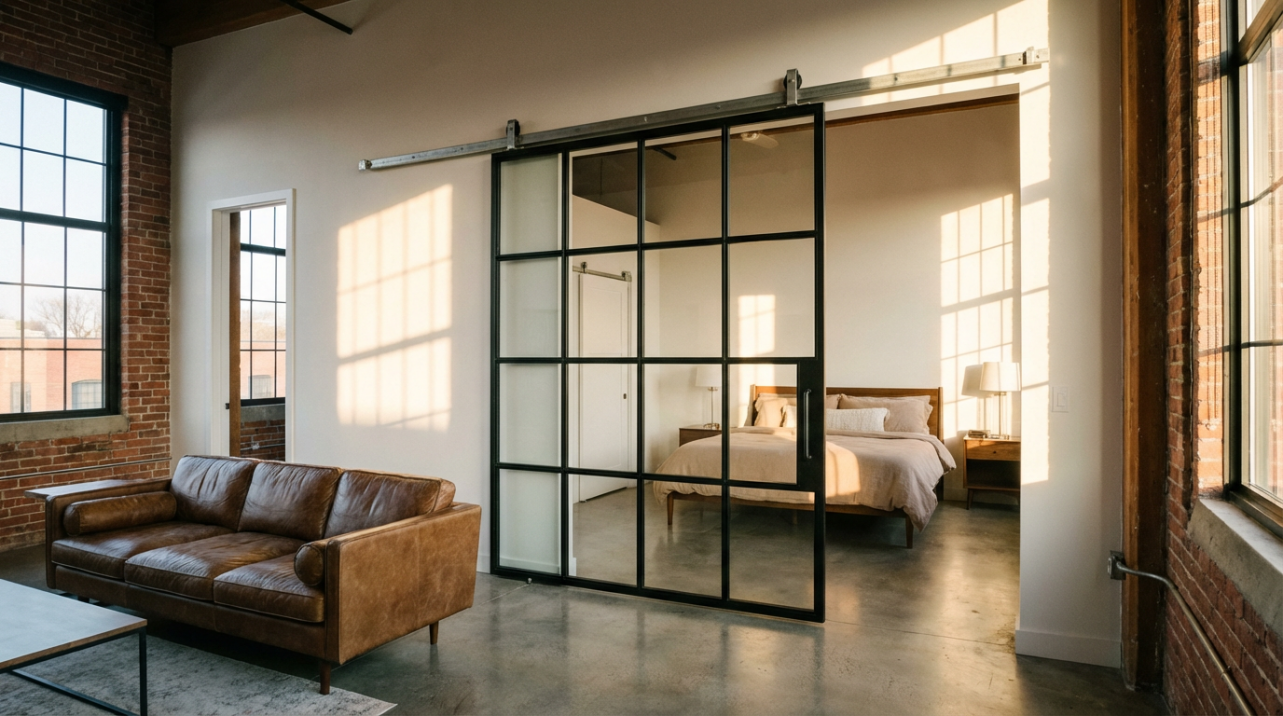 Why Do Loft Apartments Love Oversized Industrial-Style Barn Doors?