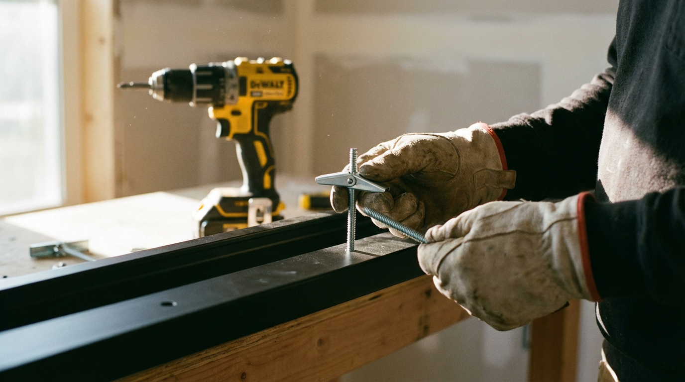 Can't Find Studs? Ultimate Load Test of Toggle Bolts for Blind Installing Barn Doors on Drywall