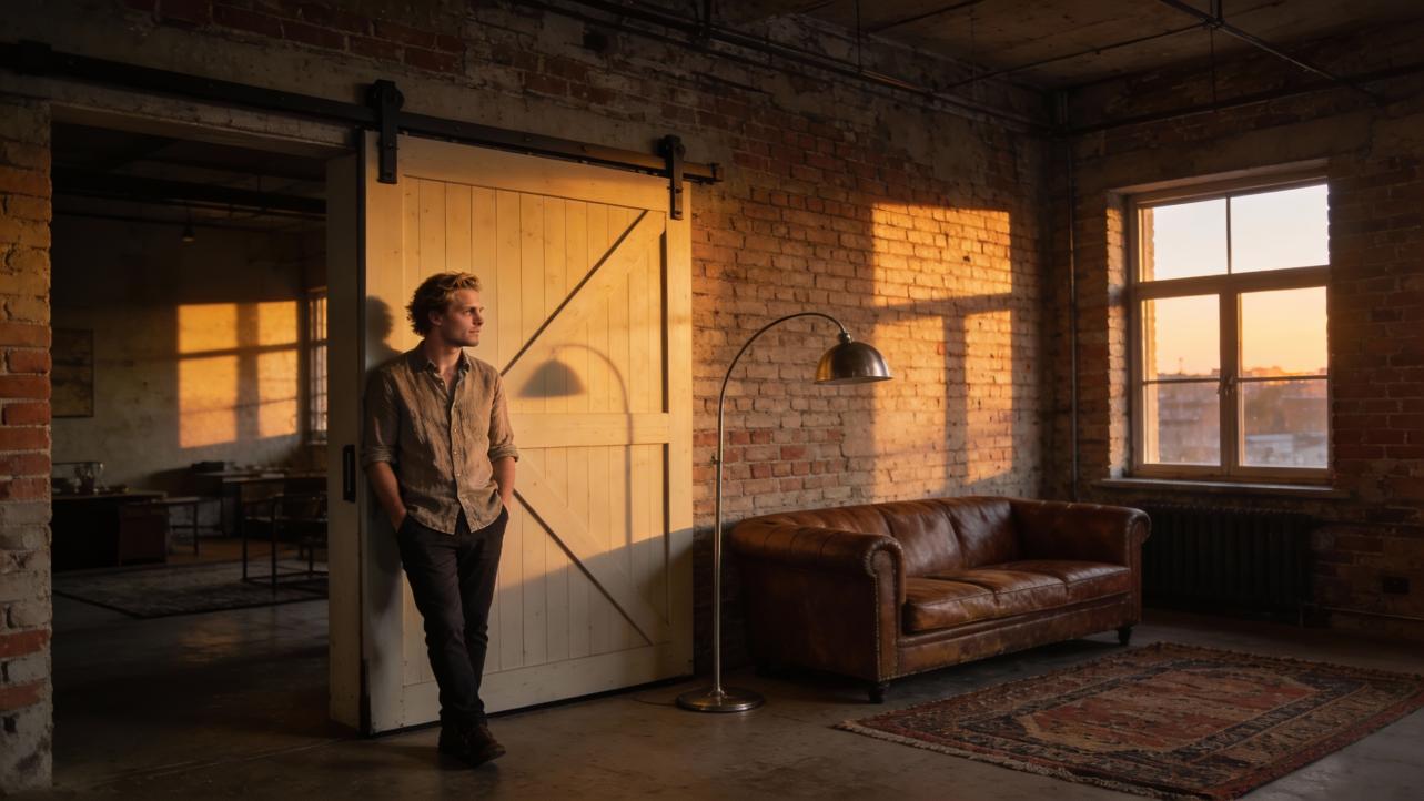 Dynamic Pattern Projection: Digital Art Display on Barn Door Surfaces