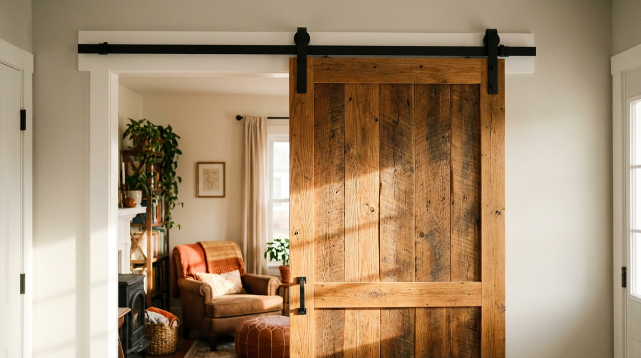 Second-Hand Home Renovation: Converting Existing Doorways to Barn Doors