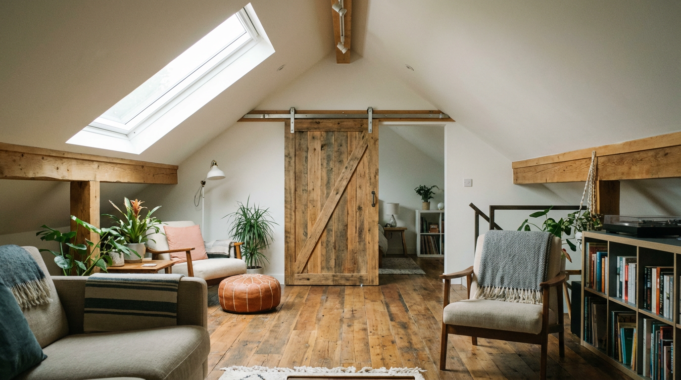 Attic Skylight Linkage: Smart Scene Programming to Auto-Close Skylights When Barn Doors Open