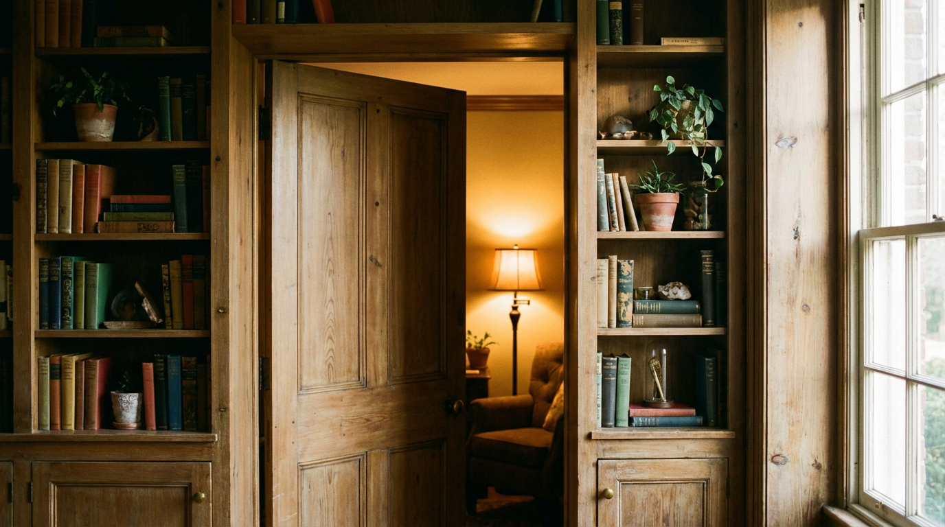 Hidden Secret Door: The Difficulty of Hinge-and-Track Coordination for Bookshelf Barn Doors