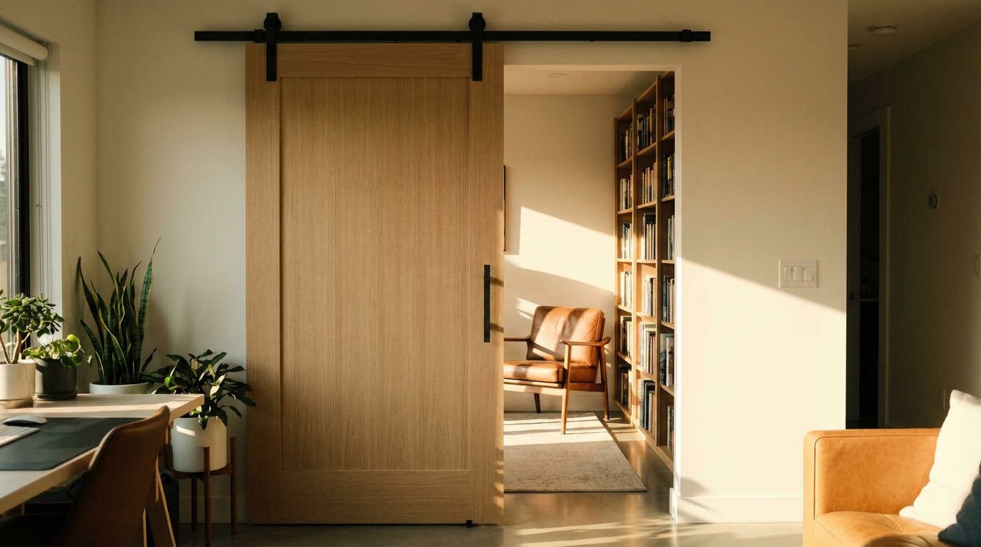 How Can Multi-Generational Homes Use Barn Doors to Create Privacy While Maintaining Openness?