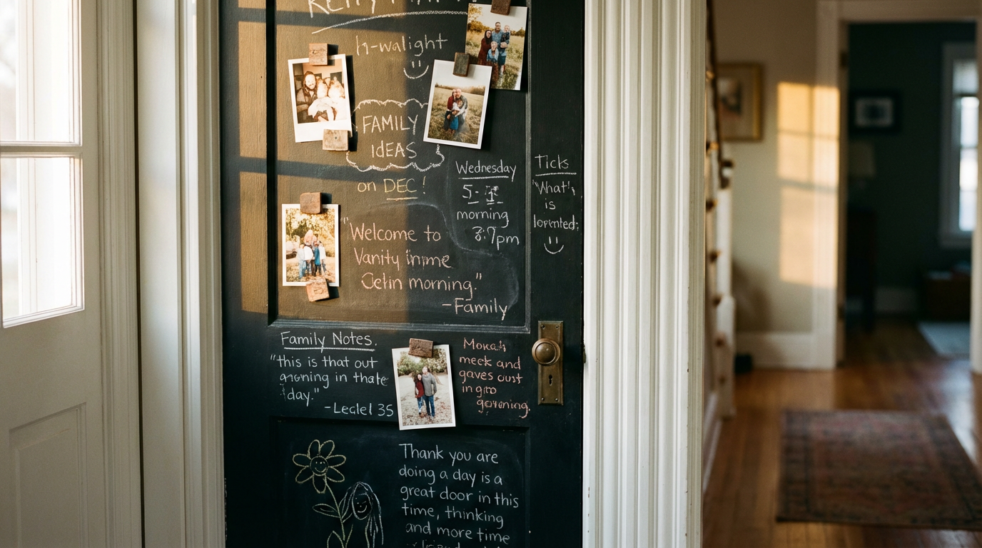 Magnetic Blackboard Paint on a Door: Building an Iron Powder Base for Stronger Hold