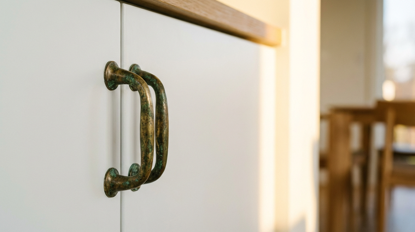 Vintage Brass Hardware on Minimalist Panels: How to Avoid Design Disasters