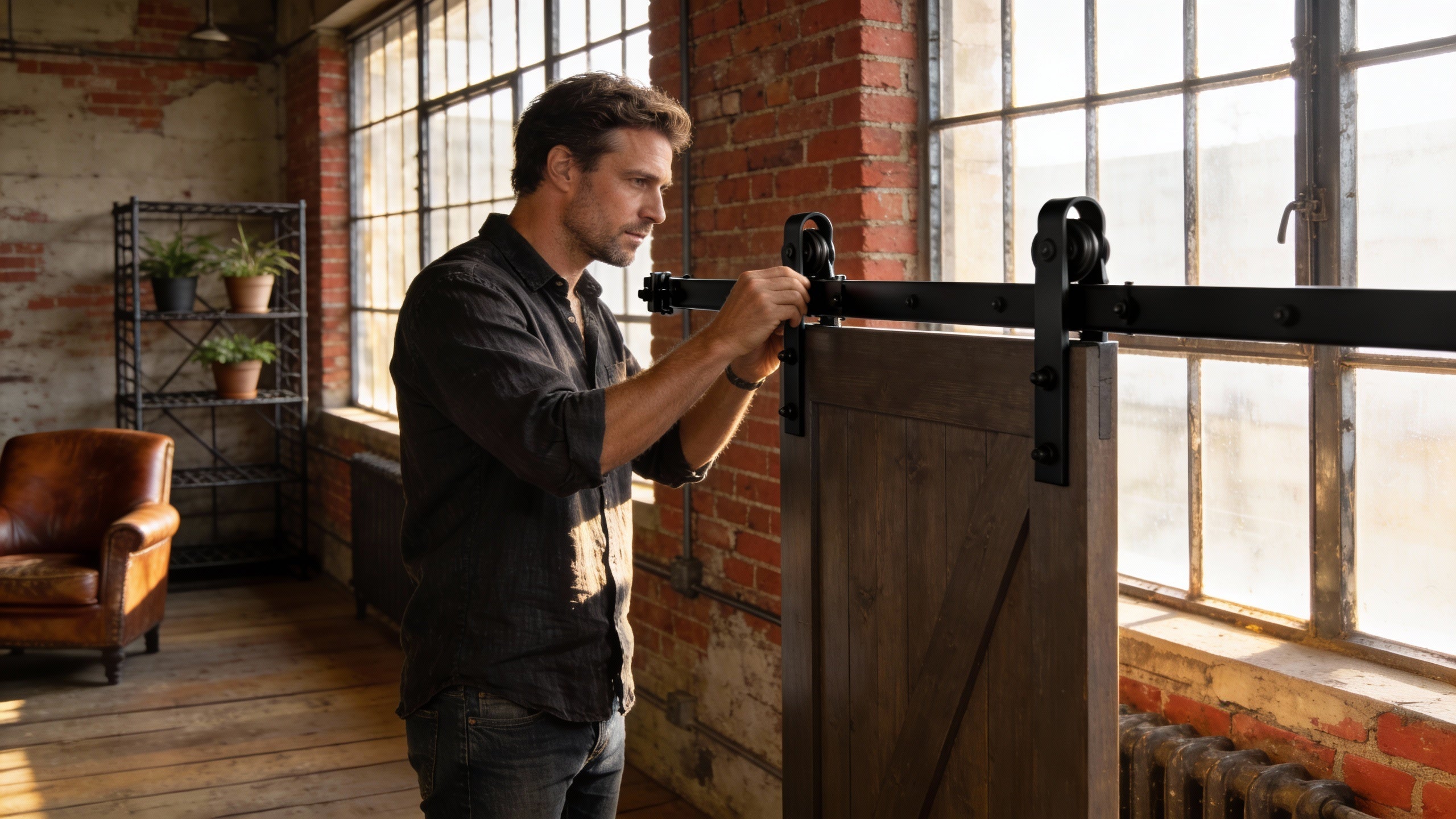 Barn Door Hardware Plating Process: Brushed, Polished, or Matte?