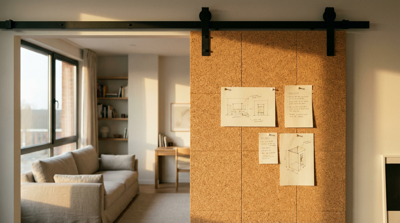 Cork Barn Doors: An Underrated Eco‑Material That Absorbs Sound and Doubles as a Pinboard