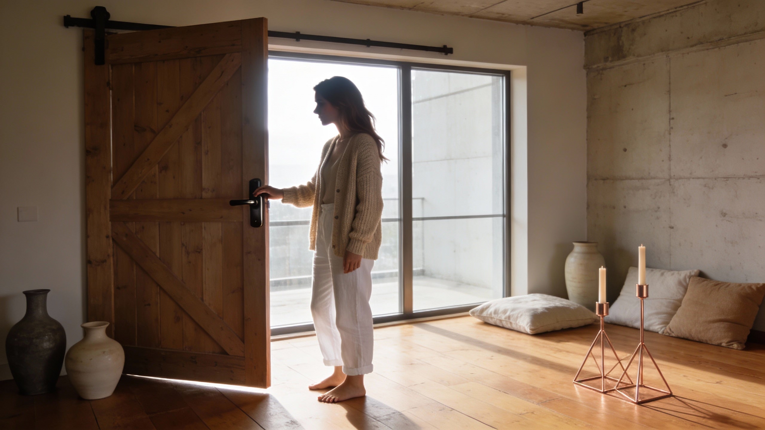 Moisture-Proof Stone-Plastic Barn Doors: Best Choice for Basements and Bathrooms?