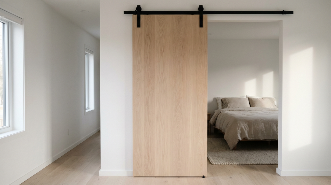 Why Do Nordic Home Designs Prefer White Oak Barn Doors?