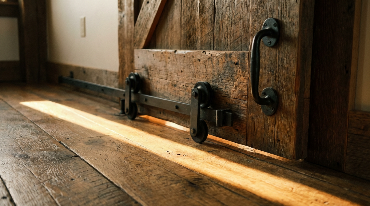 When the Floor Is Uneven: How to Handle the Bottom Gap of Barn Doors