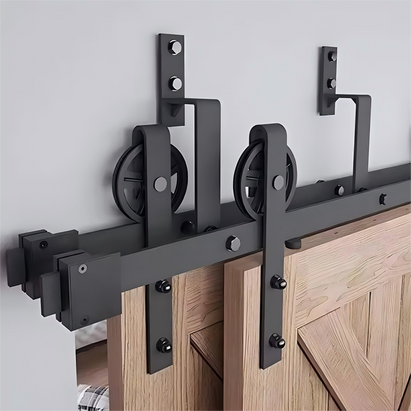 BDK55-Big Wheel Bypass Barn Door Hardware Kit