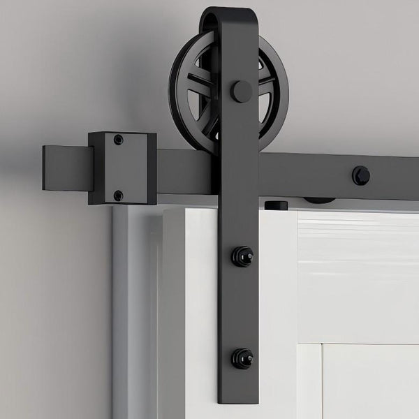 BDK32-Heavy Duty Single Track Carbon Steel Barn Door Kit