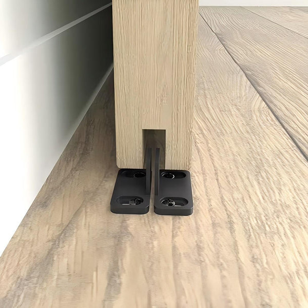 DFG10-Double Clip Floor Mounted Barn Door Guide