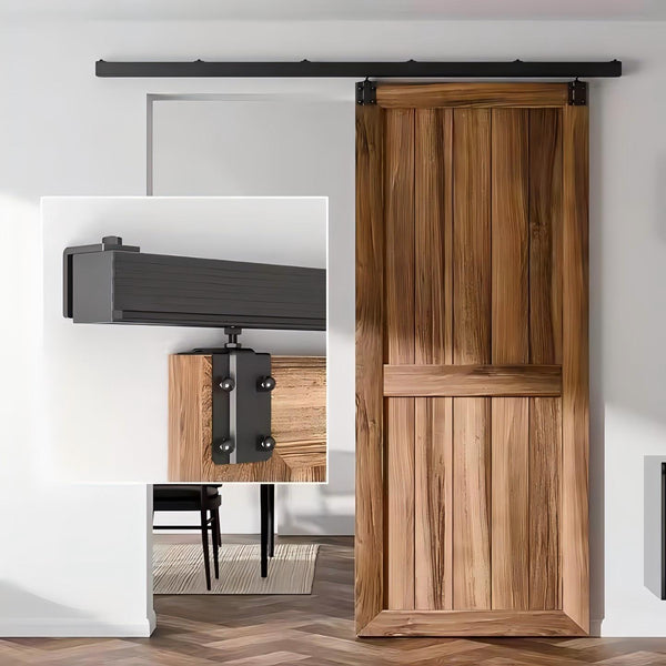 BDK40-Box Rail Barn Door Hardware Kit