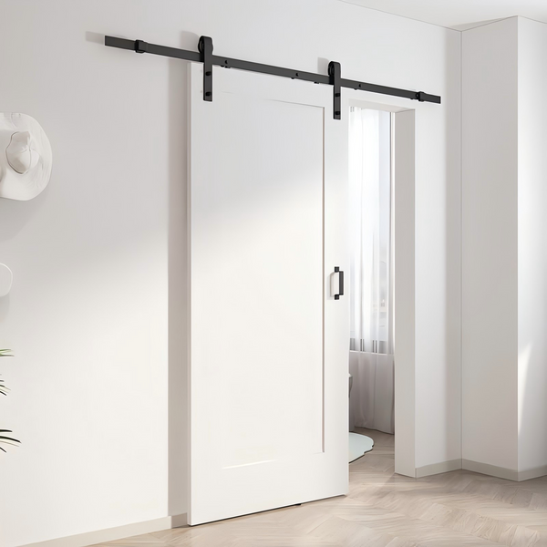 Modern Style Single Panel MDF Barn Door