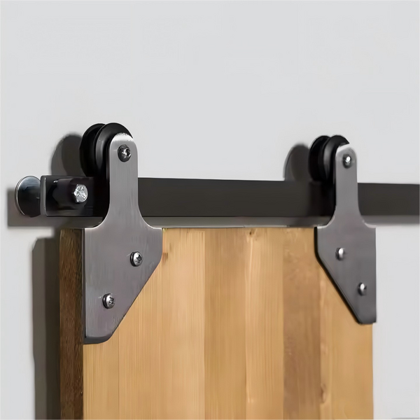 BDK54-Carbon Steel Barn Door Hardware Kit(Knife Shape)