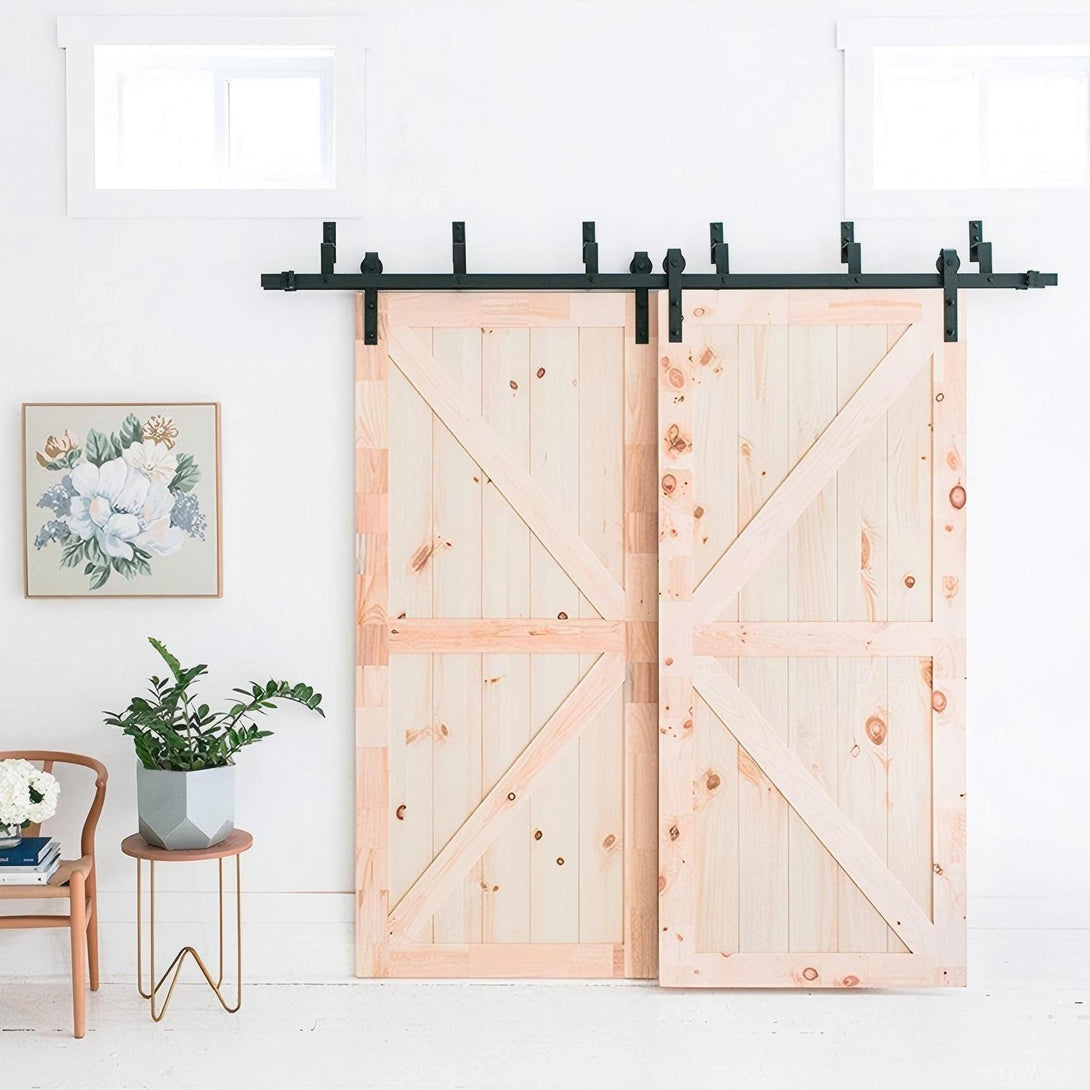 Dual Sliding Door Kit Demonstration Image