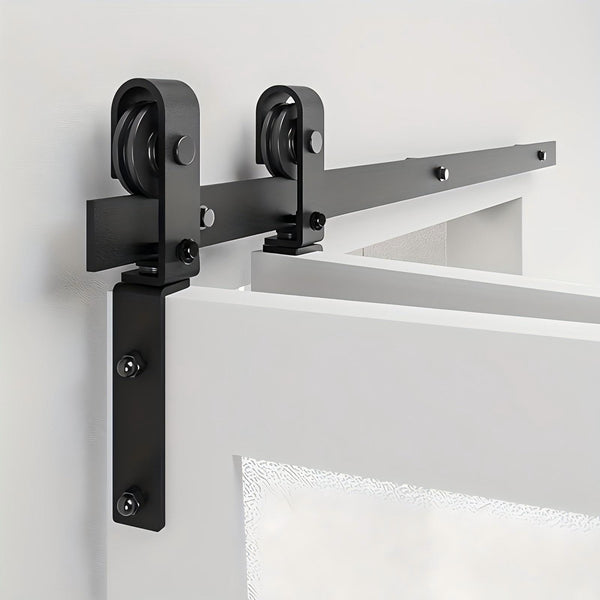 BDK09-Bifold Carbon Steel Barn Door Kit（J Shape）